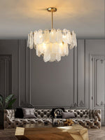 Round Cloud Glass Pendant Light