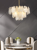 Round Cloud Glass Pendant Light