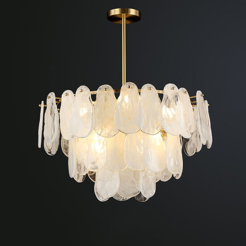 Round Cloud Glass Pendant Light