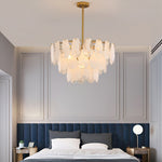 Round Cloud Glass Pendant Light
