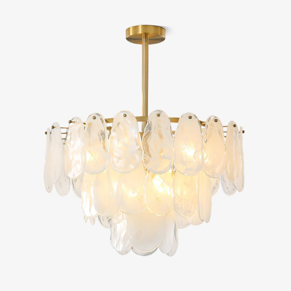 Round Cloud Glass Pendant Light