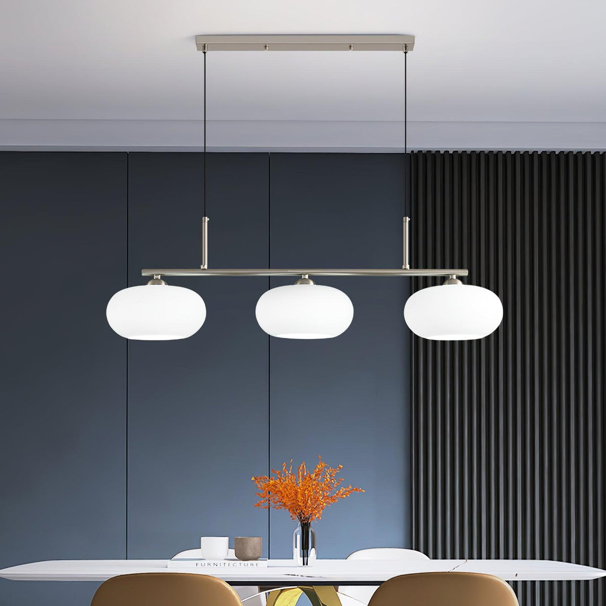 Sculptural 3 Pendant Light