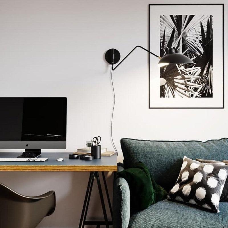 Serge Mouille Plug In Wall Lamp