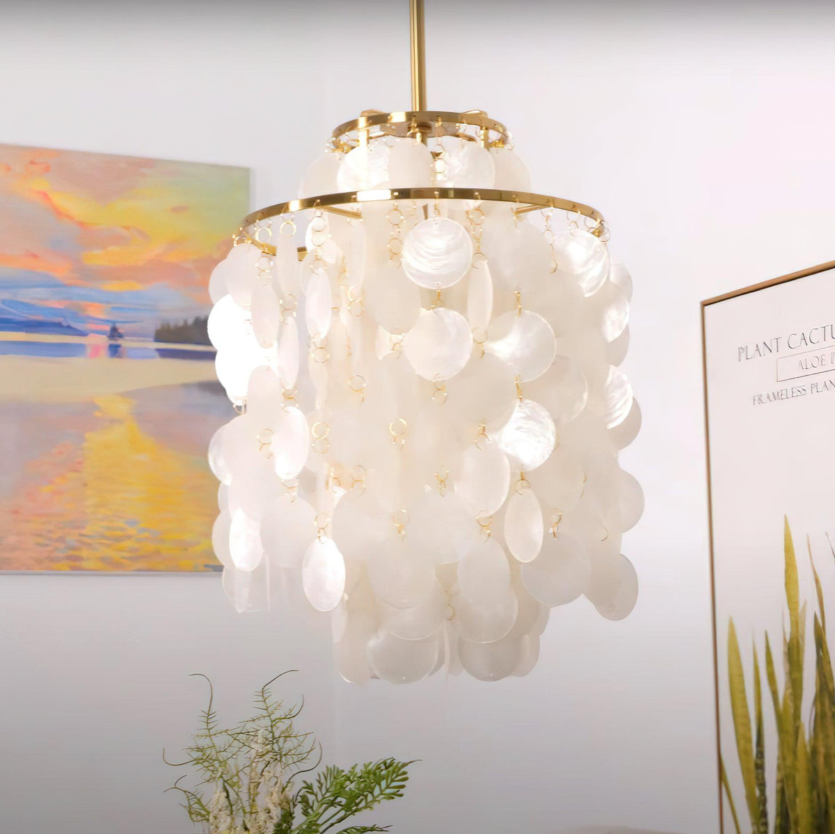 shell-chandelier