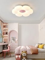Six Leaf Flower Kids Room Ceiling Lamp