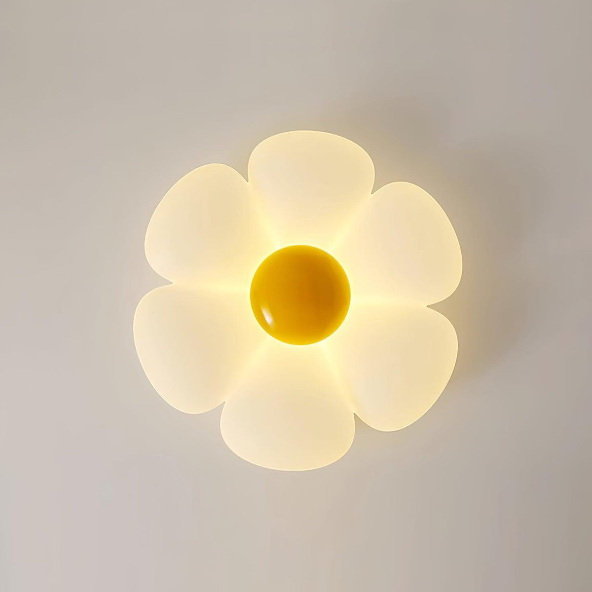 Six Leaf Flower Kids Room Ceiling Lamp