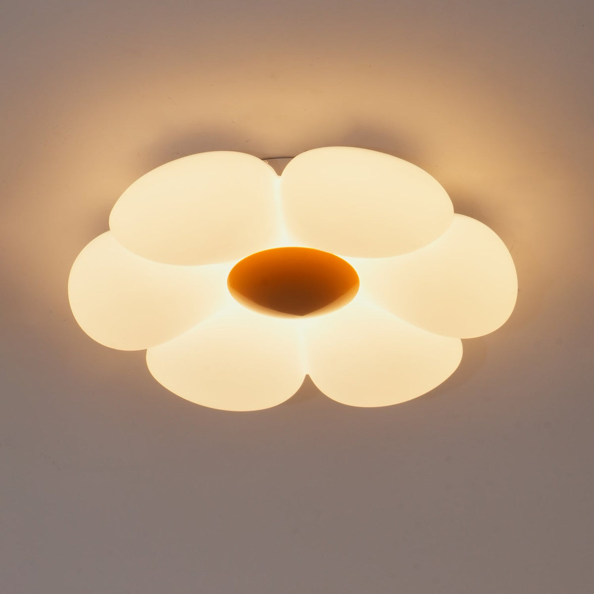 Six Leaf Flower Kids Room Ceiling Lamp