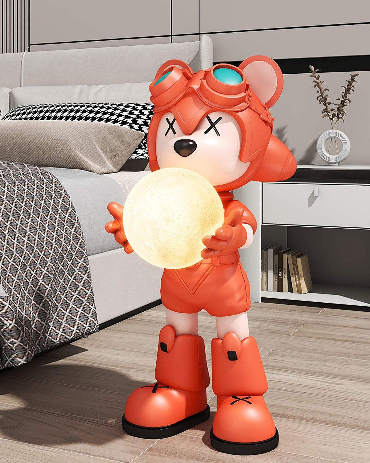 Space Bear Built In Battery Floor Lamp