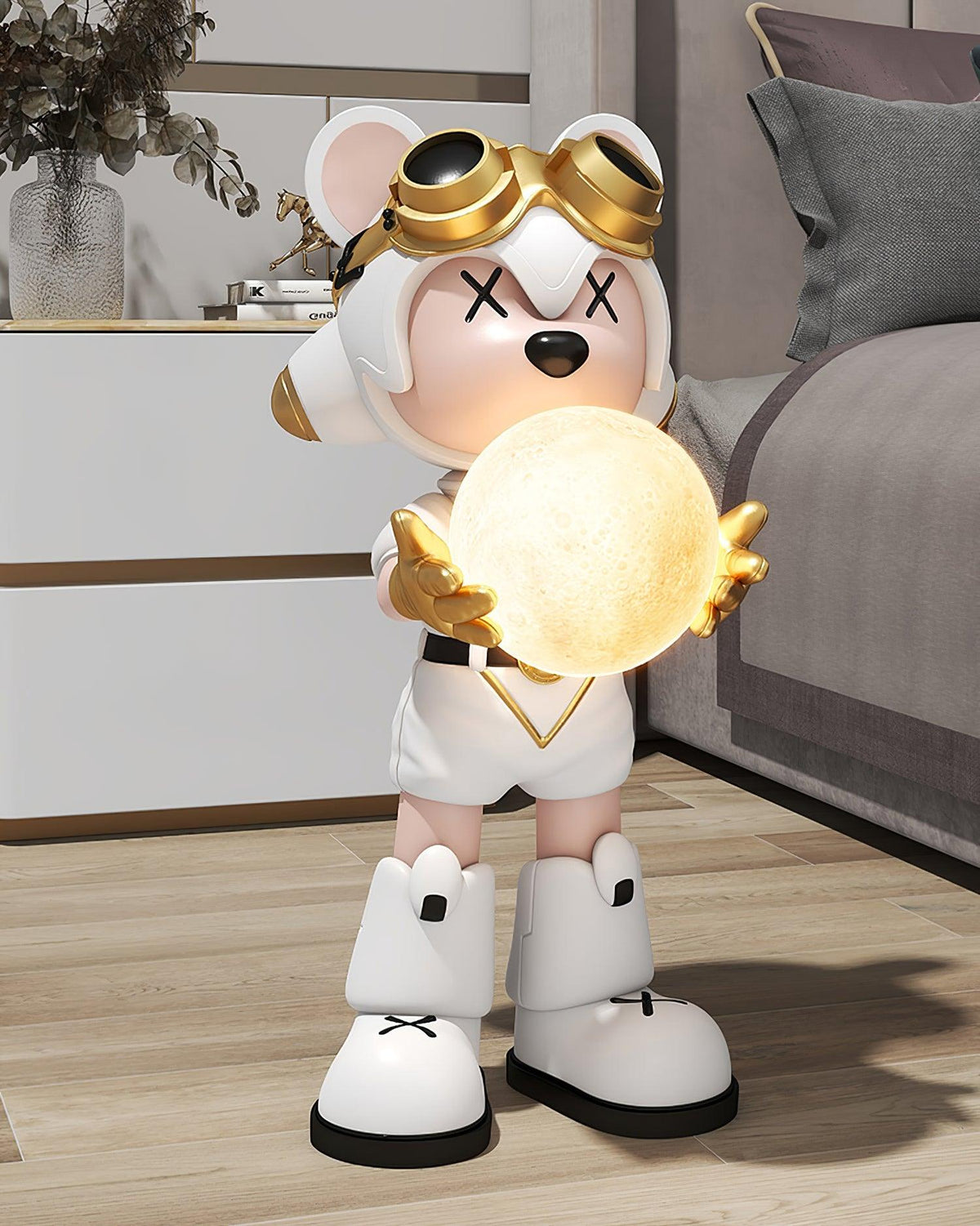 Space Bear Built In Battery Floor Lamp