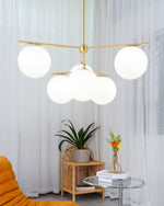 Sphere Stem Chandelier