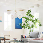 Sphere Stem Chandelier