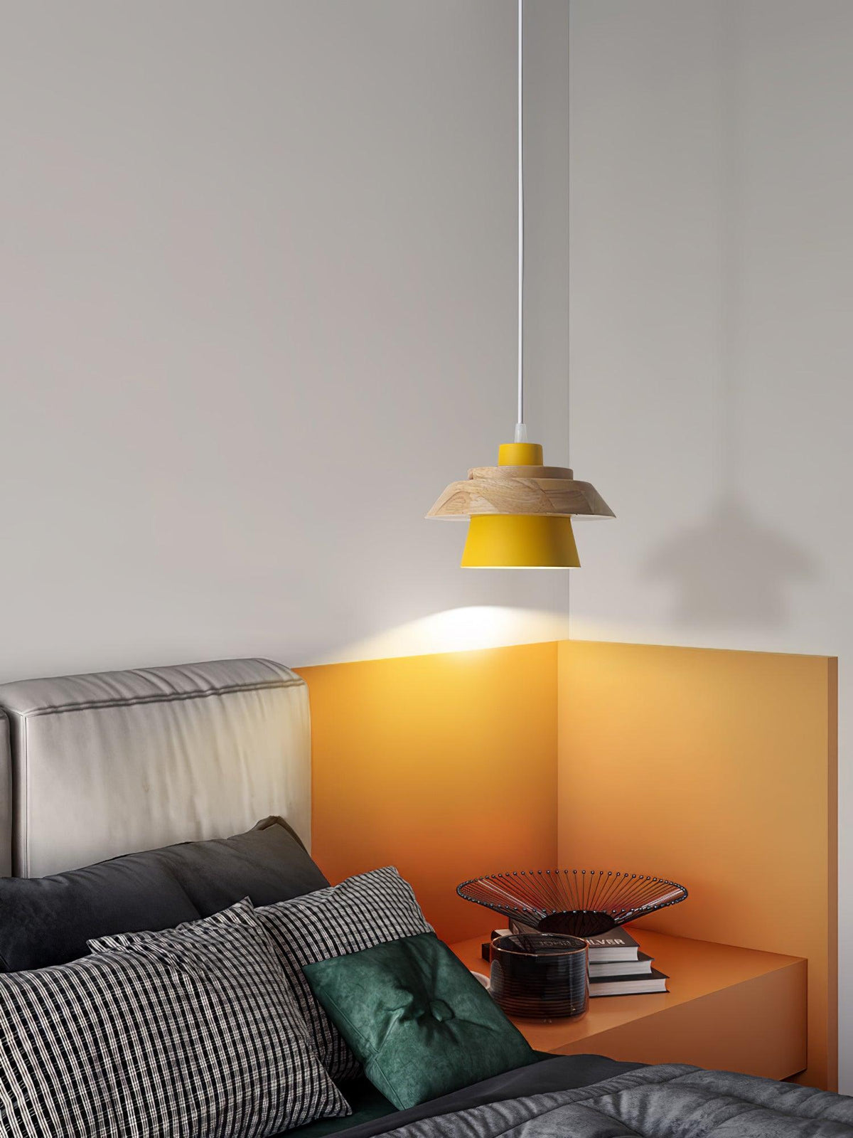 Stone Wood Pendant