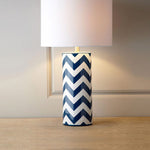 Striped Wave Ceramic Table Lamp