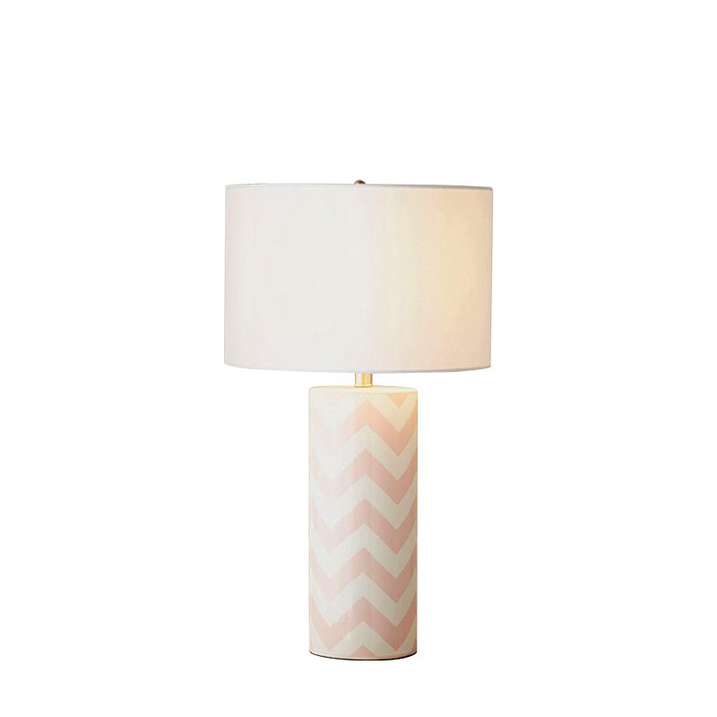 Striped Wave Ceramic Table Lamp