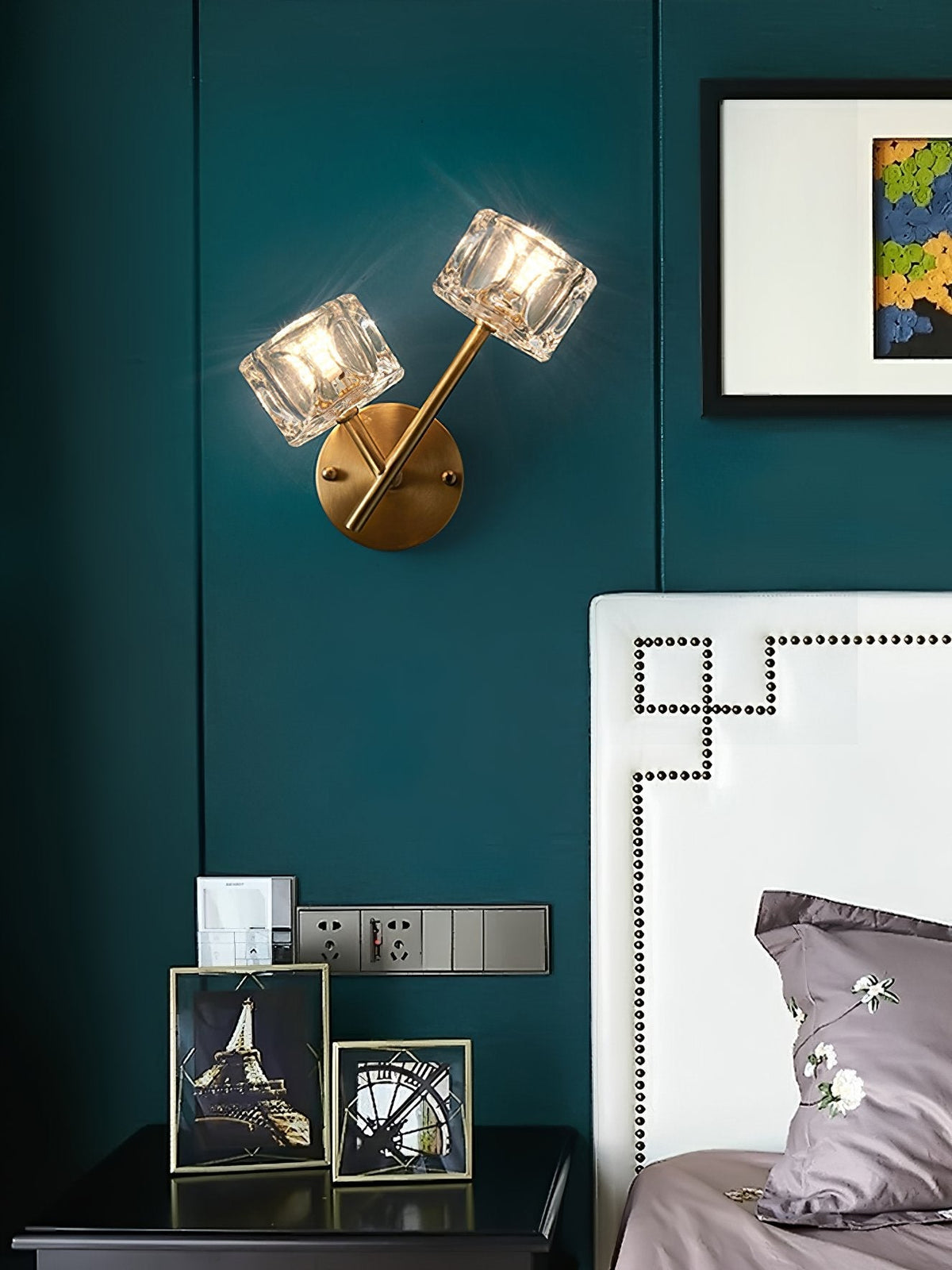 Syrah Vintage Crystal Wall Lamp