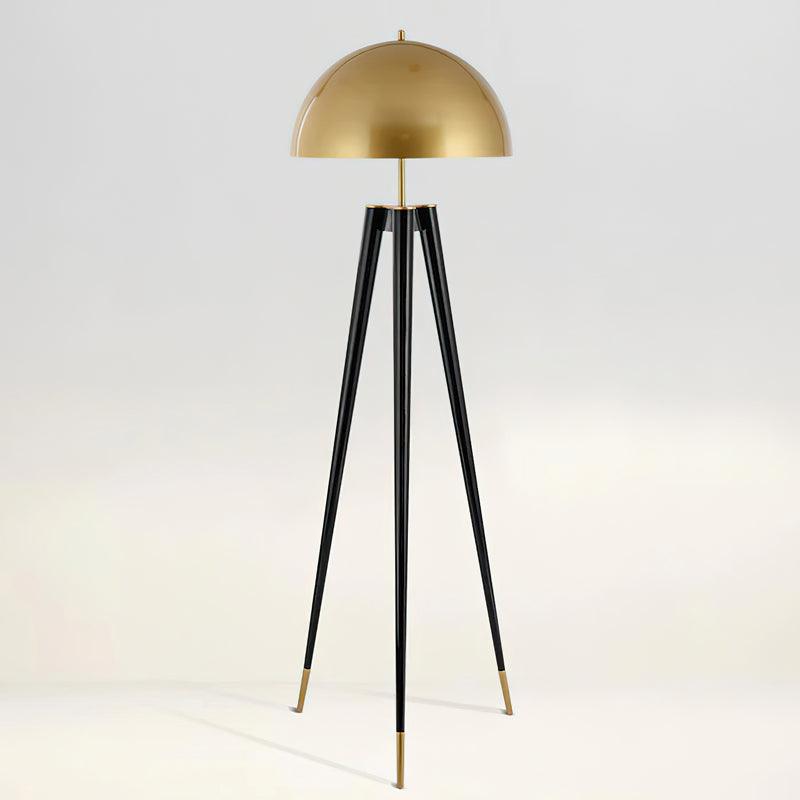 three-legged-gold-gong-floor-lamp
