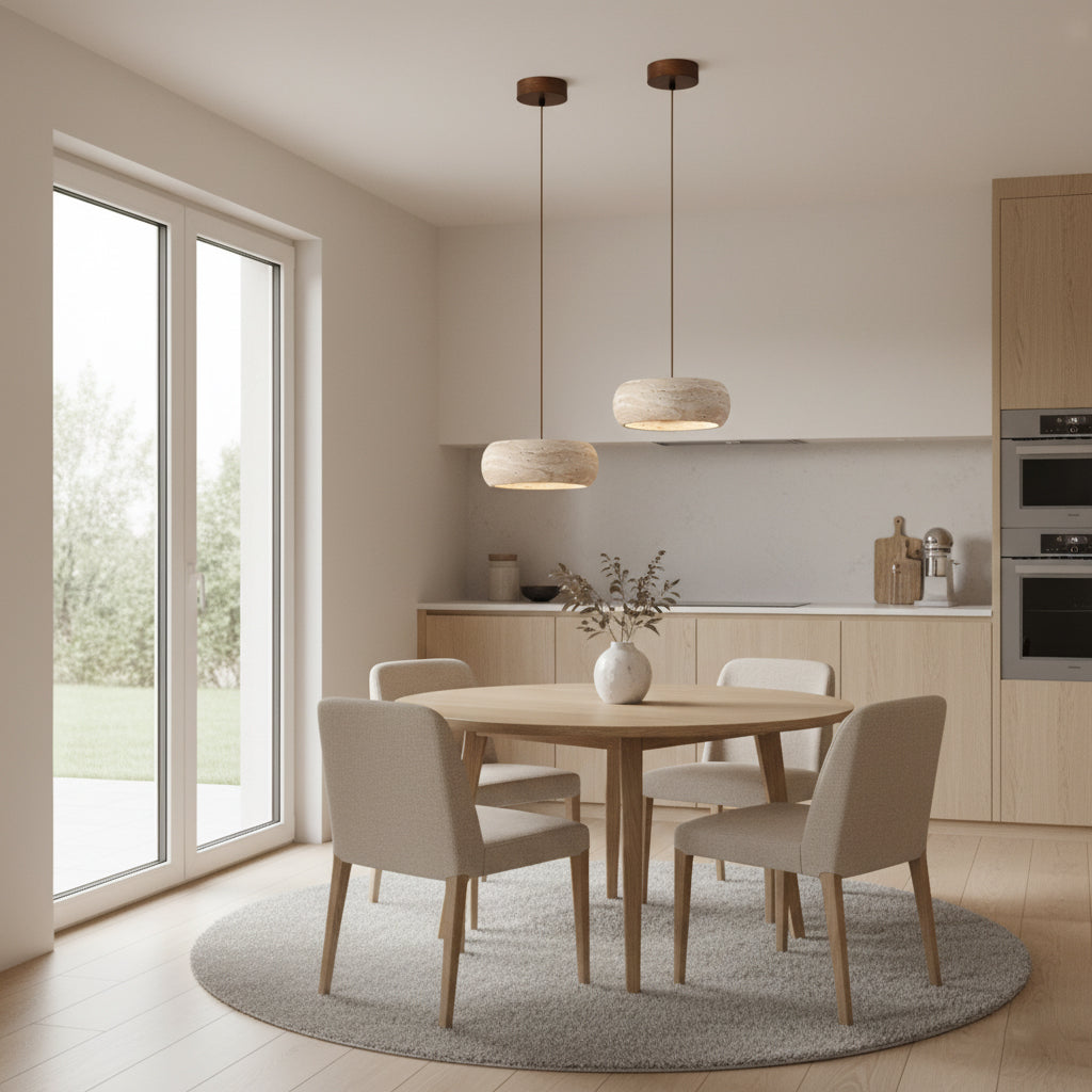 travertine-drum-pendant-lamp