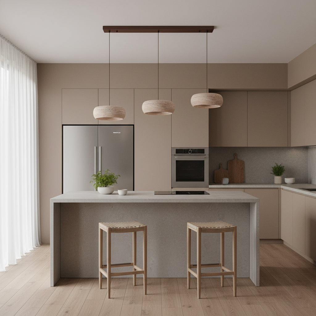 travertine-drum-pendant-lamp