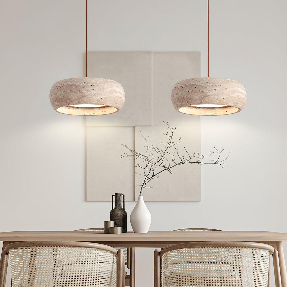 travertine-drum-pendant-lamp