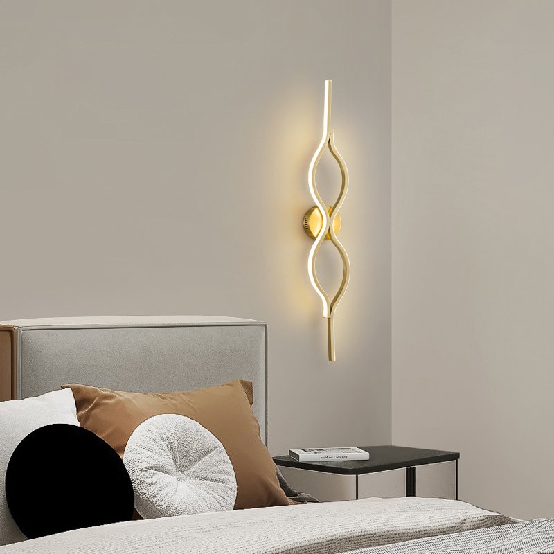 Twist Shaped Wall Light
