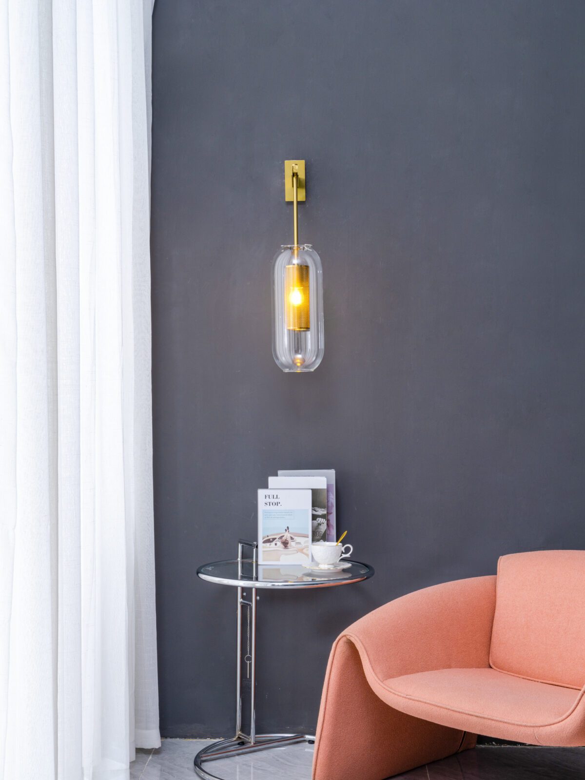 Vadim Brass Wall Light