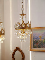 Vintage Crystal Chandelier