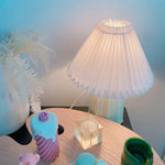 Vintage Pleated Table Lamp