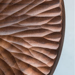 Walnut Saucer Pendant Light