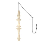 Washi Paper E Pendant Swag Light