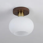 White Shell Ceiling Lamp