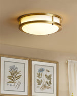 whittier-natural-brass-flush-ceiling-light