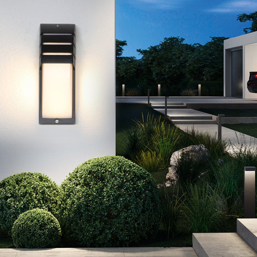 Motion Sensor Waterproof Led Wall Lights For Outdoor Balcony Terrace Aisle