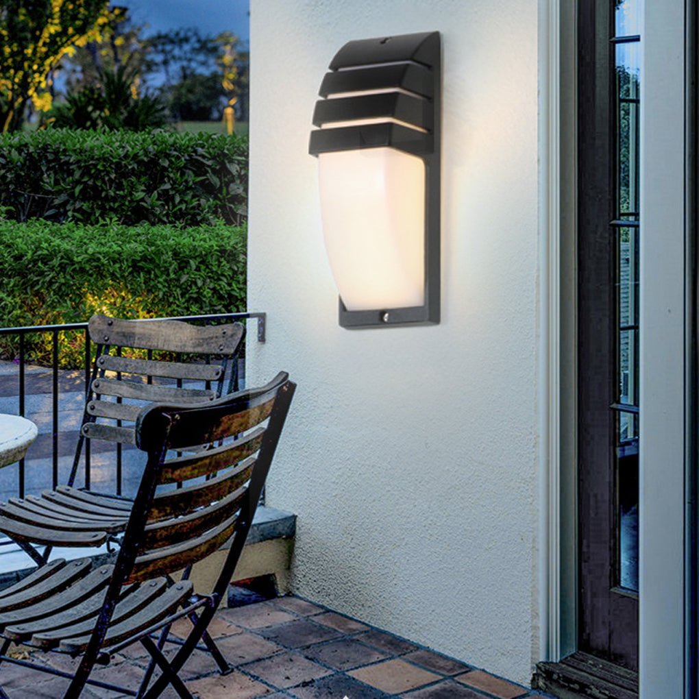 Motion Sensor Waterproof Led Wall Lights For Outdoor Balcony Terrace Aisle