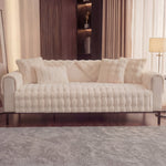 TheCarGoods Winter Warm Super Soft Rabbit Plush Sofa Cover