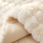 TheCarGoods Winter Warm Super Soft Rabbit Plush Sofa Cover