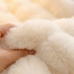 TheCarGoods Winter Warm Super Soft Rabbit Plush Sofa Cover