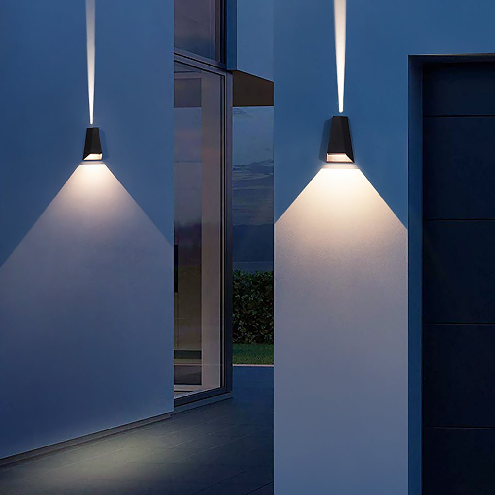 Creative Outdoor Waterproof Led Double Headed Courtyard Exterior Wall Sconces
