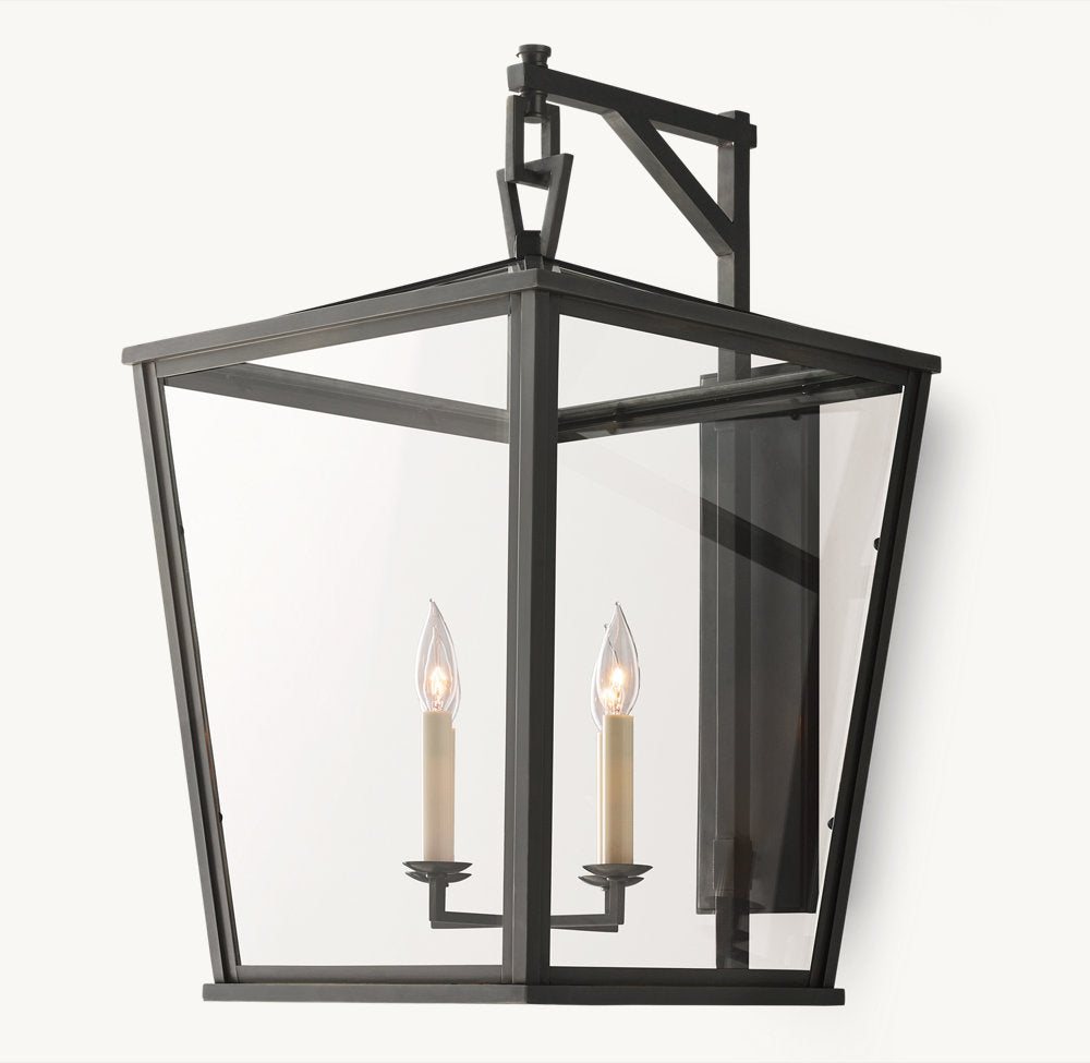 19TH C. ENGLISH OPENWORK OUTDOOR SCONCE 28'