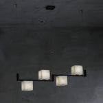 Alabaster Square Box Chandelier with 4/5/6/8/9 heads