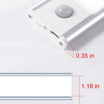 Rechargeable Battery Operated Wireless Led Under Cabinet Wall Light With Motion Sensor
