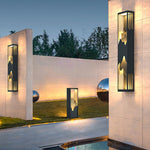 Led Creative Outdoor Solar Waterproof Landscape Atmosphere Lighting Wall Lamp