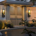 Led Creative Outdoor Solar Waterproof Landscape Atmosphere Lighting Wall Lamp