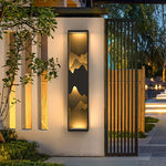 Led Creative Outdoor Solar Waterproof Landscape Atmosphere Lighting Wall Lamp