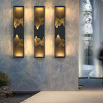 Led Creative Outdoor Solar Waterproof Landscape Atmosphere Lighting Wall Lamp