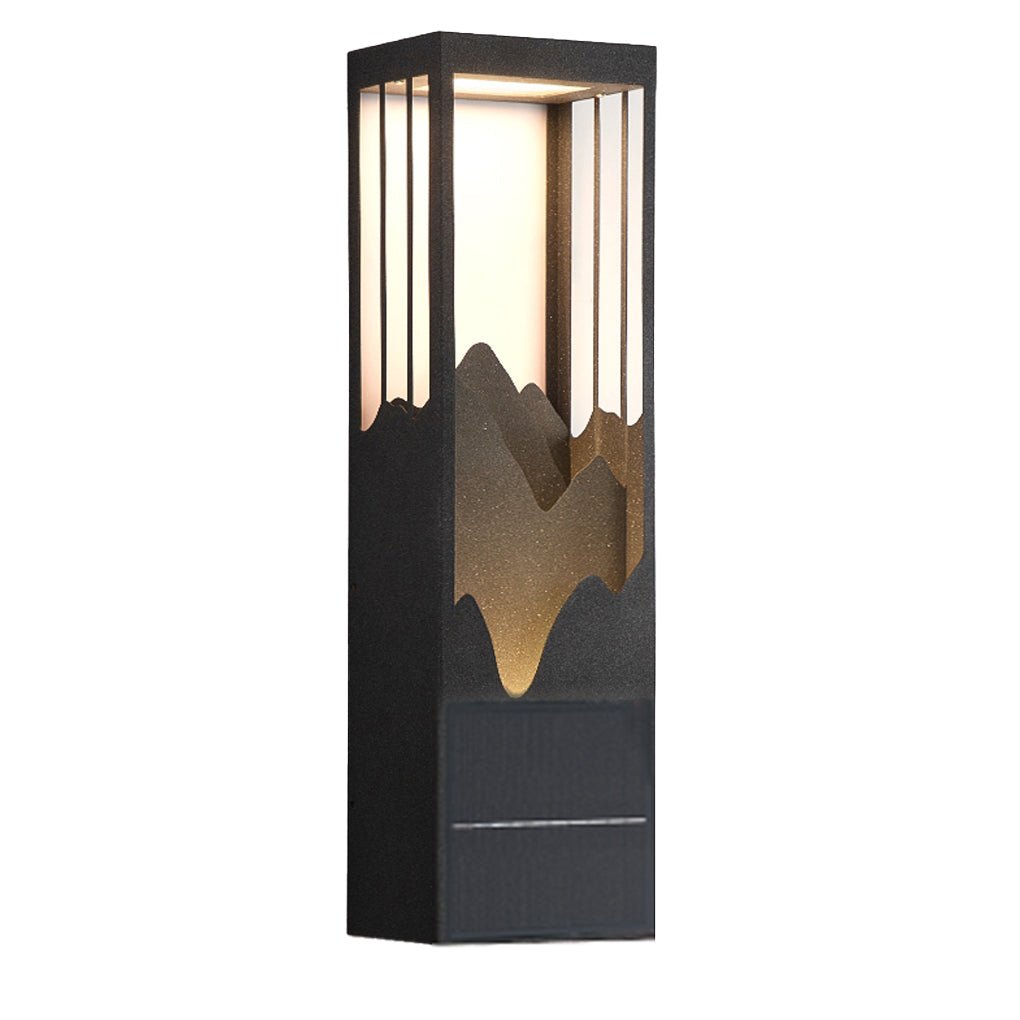 Led Creative Outdoor Solar Waterproof Landscape Atmosphere Lighting Wall Lamp