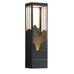 Led Creative Outdoor Solar Waterproof Landscape Atmosphere Lighting Wall Lamp