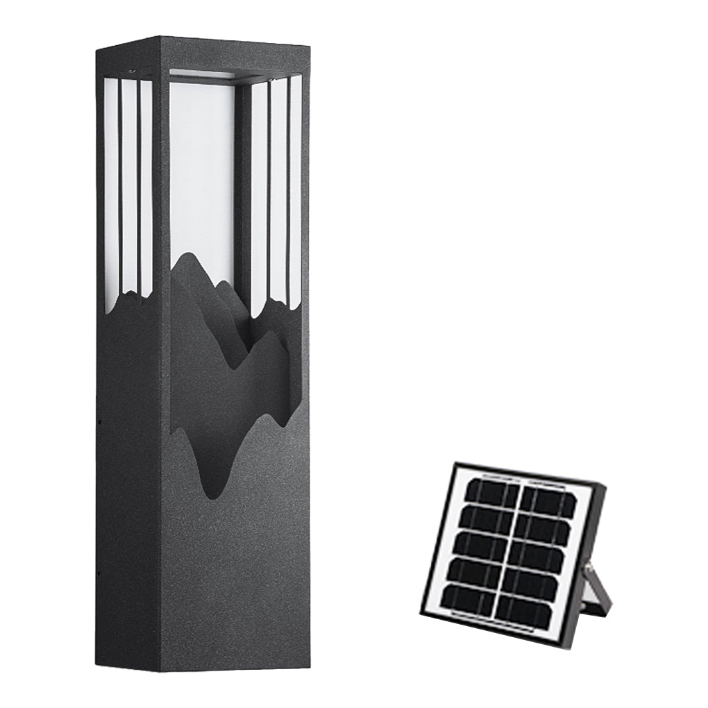 Led Creative Outdoor Solar Waterproof Landscape Atmosphere Lighting Wall Lamp