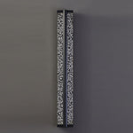 Long Strip Living Room Stairs Outdoor Aisle Stainless Steel Crystal Wall Sconces