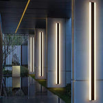 Linear Led Long Outdoor Wall Light Minimalist Exterior Wall Mount Lights Waterproof For Porch