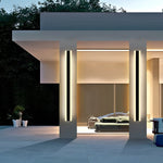 Linear Led Long Outdoor Wall Light Minimalist Exterior Wall Mount Lights Waterproof For Porch